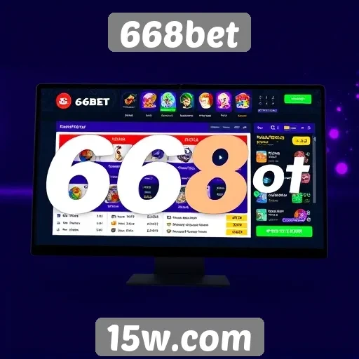 Interface do 668bet é elogiada por sua usabilidade